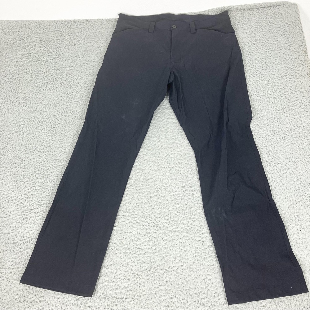 GORUCK Simple Pants Mens 36x32 Black ToughDry Nylon Stretch Travel Casual